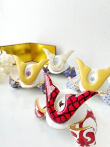 兜レッスン手作りポーセラーツ白磁