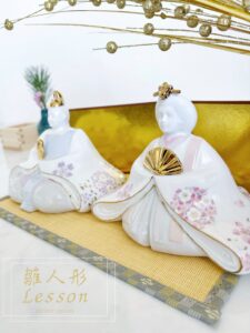 名古屋市ポーセラーツレッスンお雛様レッスン