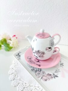 ポーセラーツ転写紙コース資格レッスンティーフォーワン