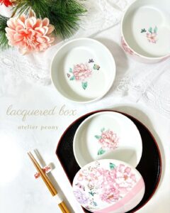 ポーセラーツおせちおしゃれ